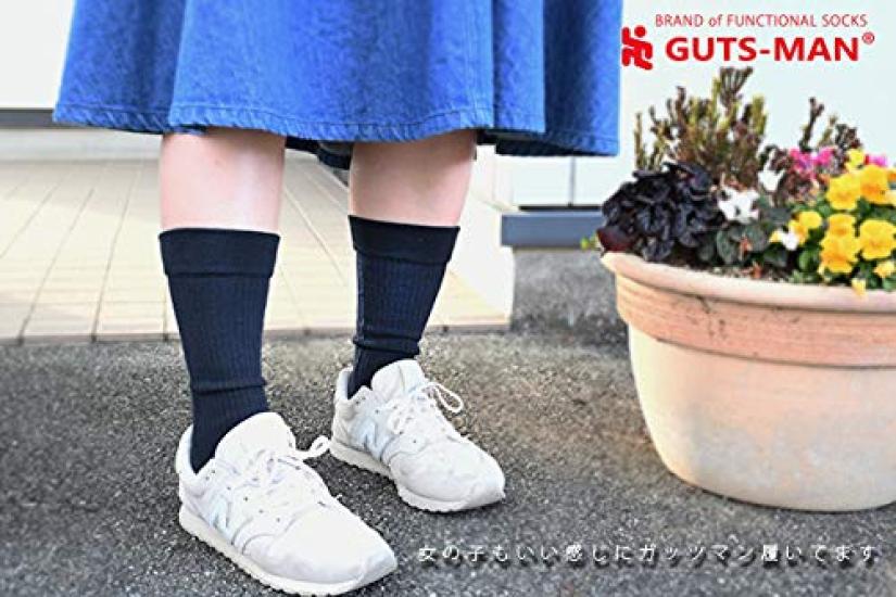 Gutsman Ultimate Optimal Size S Navy Five-Toe Socks, Deodorizing, Antibacterial, Compression, Sweat-Wicking, Quick-Drying, (23-25cm),