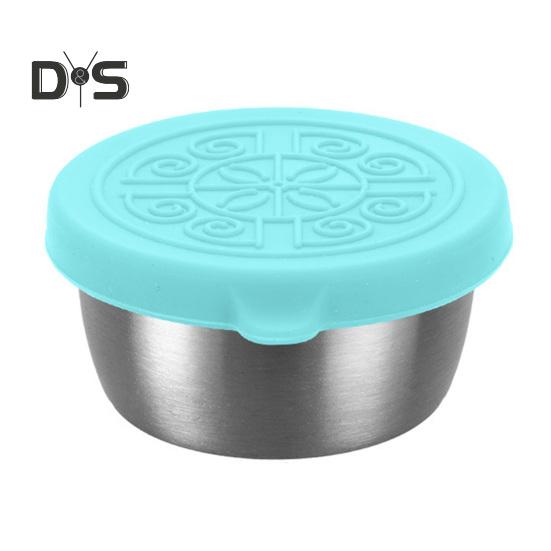 

1 комплект, 40 мл, большая вместительная чашка для соуса, штабелируемая, практичная, для кемпинга, ужина, портативная чашка для соуса для салата мятный зеленый