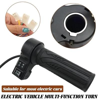 1 Satz Multifunktions-Gasgriffschalter/Geschwindigkeitsregler Beschleunigergriff Schwarz Elektrofahrzeug Universal Runder Griff Teile