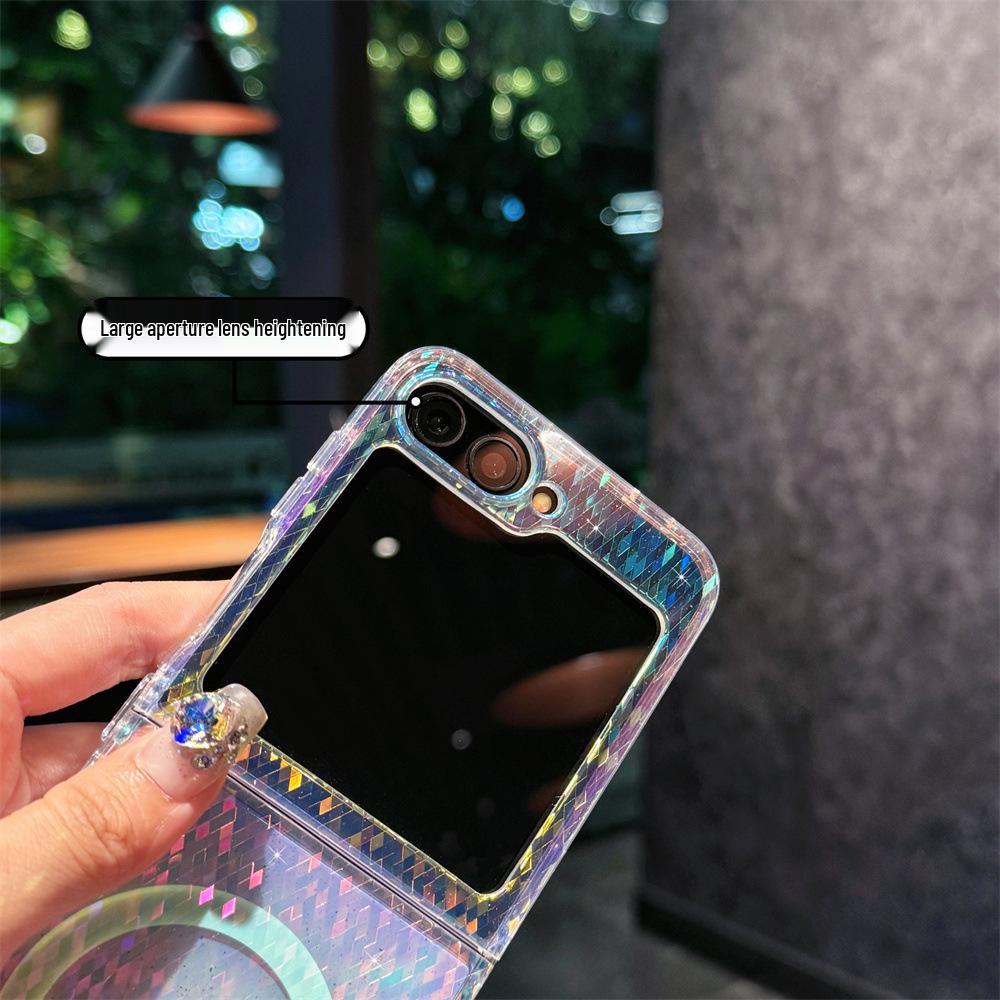 Color-Plated Magnetic Case for Samsung Z Flip 5/6/7 - Folding Screen Cover