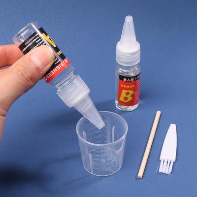 2Pcs Fishing Rod Glue Fishing Rod Adhesive Epoxy Resin Ab Glue Transparent Glue For Twine Fishing Rod Repair Glue Fishing Tackle