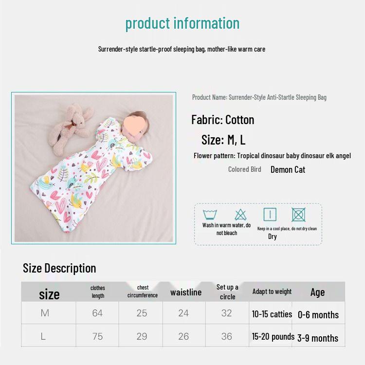 Winter Surrender Style Baby Sleeping Bag: Anti-Kick & Anti-Startle Newborn Swaddle Quilt
