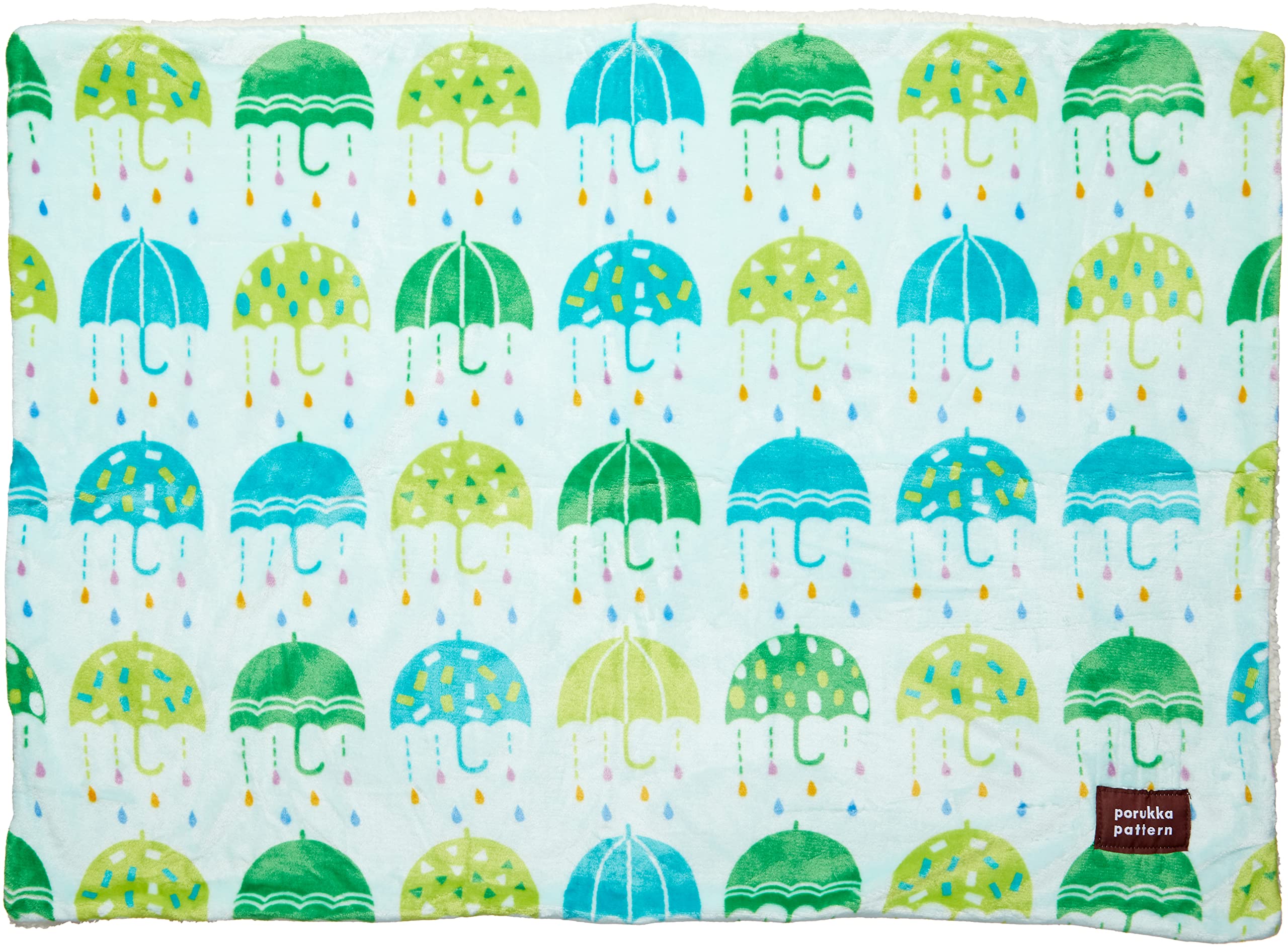 

Marushin Polka and Nordic Umbrella Pattern Knee Blanket with Storage and 70cm H x 100cm and Perfect for Cold Product 0595014300 Bag, Compact, Warm,