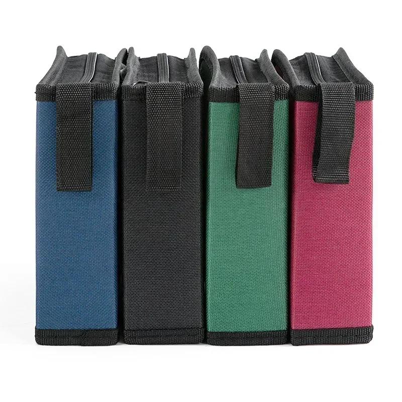 1Pc 40Tablets CD DVD Discs Oxford Handbags Storage Case CD/DVD Case CD Case Storage DVD Organizer Case DVD Booklet Holder