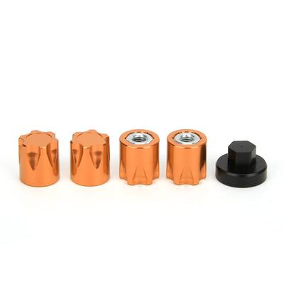 4 Stück Radkappenmitte M4 Mutter Passend für Traxxas TRX4 für Axial SCX10 90046 D90 für Tamiya