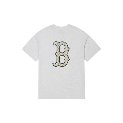 MLB Boston Red Sox T Shirt Unisex Light Heather Gray 3ATSM0233-43MGL