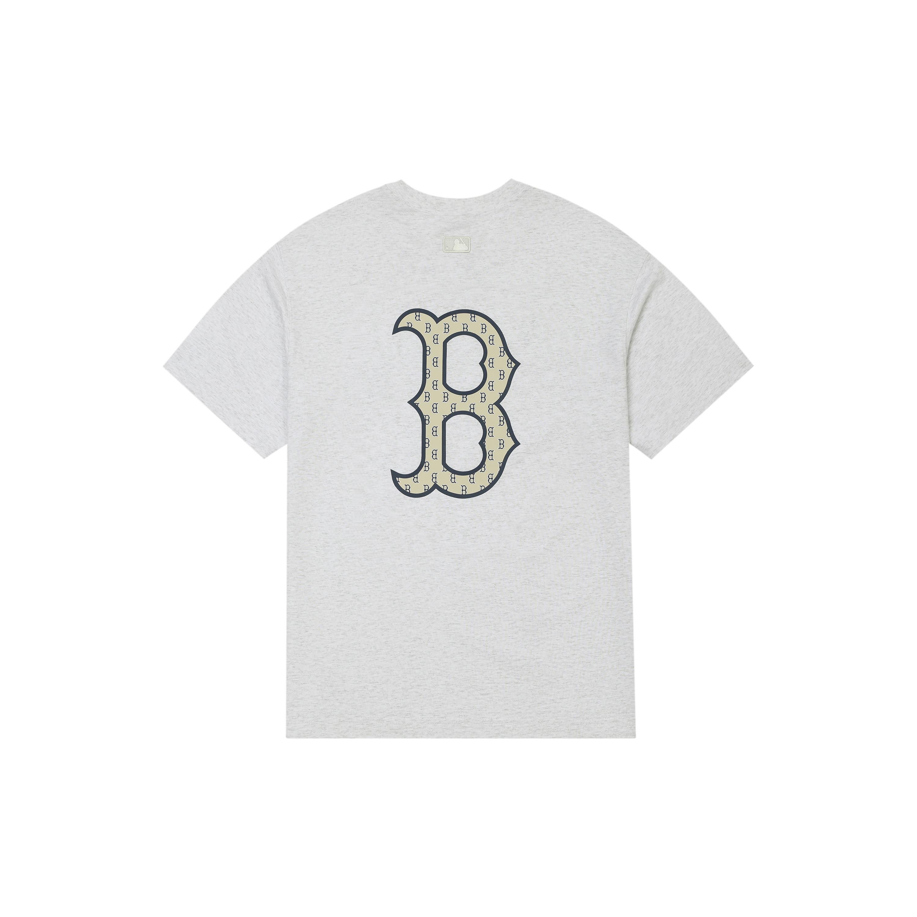 MLB Boston Red Sox T Shirt Unisex Light Heather Gray 3ATSM0233-43MGL XL