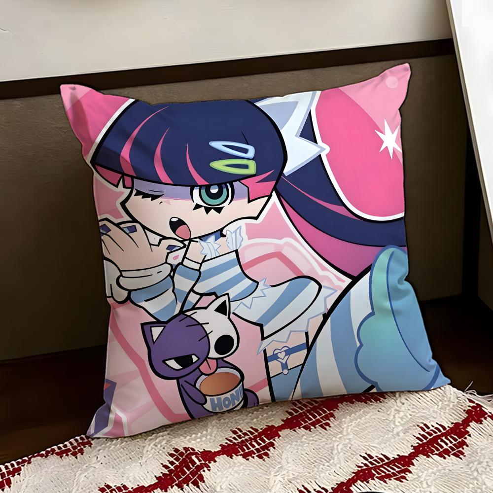 Anime Ppanty and stocking Cushion Cover Reversible Soft Durable Pillow Cover Home Car MultiScene Use for Daily Comfort