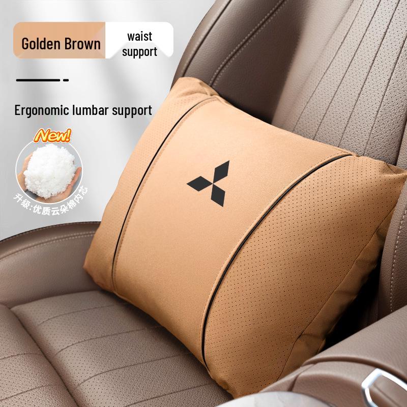 Mitsubishi Outlander Eclipse Pajero Headrest Lumbar Support Cushion and Neck Pillow