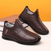 Men's Leather Boots with for Winter Cold Short Boots