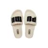 Puma Women's Leadcat 2.0 Fuzz Slides Cream White 387313-02