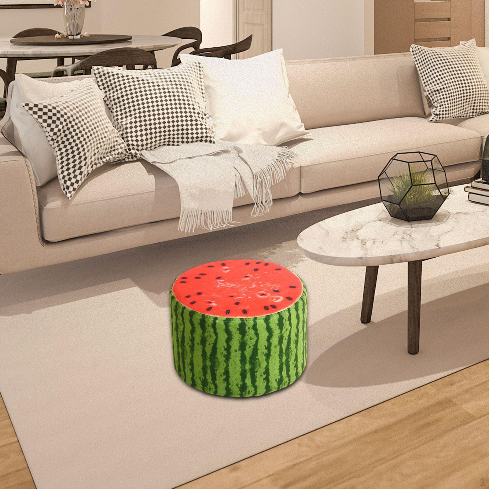 

Табурет для домашнего использования с нескользящей основой и пуфом Watermelon