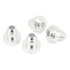 4pcs AN6 Male Billet Aluminum Alloy 9/16‑18in Diameter 6AN Thread Male Billet Replacement Weld In Fitting Bung