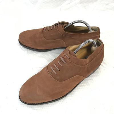 Made In Japan MONSIEUR GRECO Nubuck Leather Saddle Shoes Men’s 7.5 Brown Plain Toe(USED)