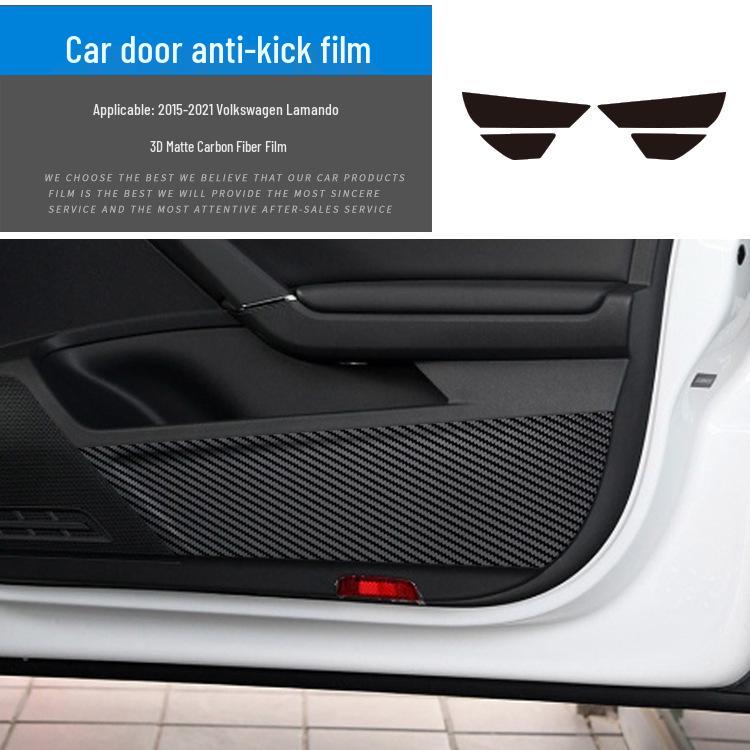 Carbon Fiber Interior Sticker for 2015-2021 Volkswagen Lamando, Free Replacement for Poor Application