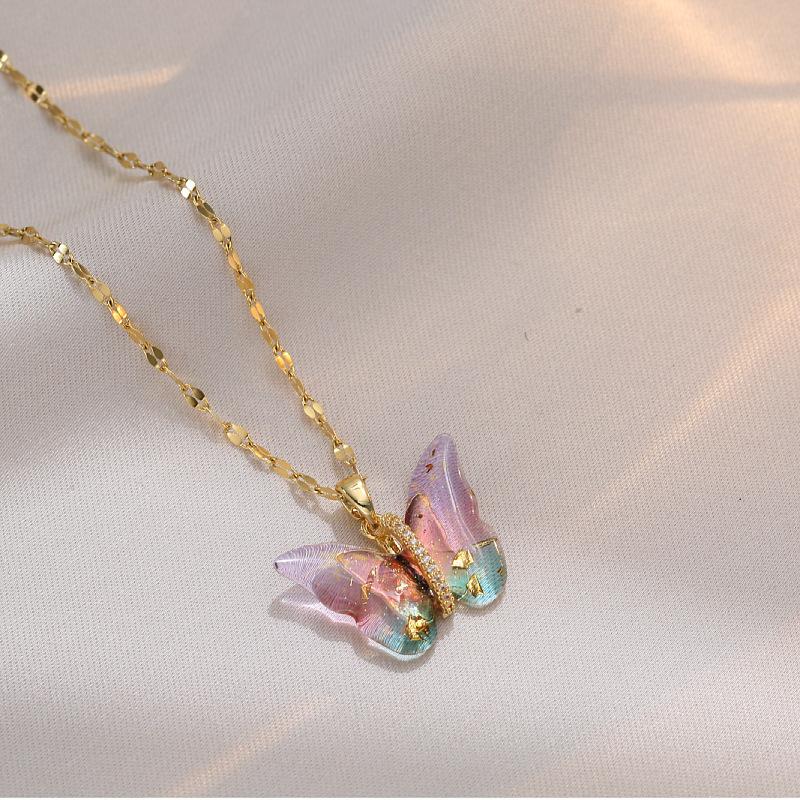 Titanstahl Halskette - Elegante Halskette für Damen - Herzförmiger Anhänger Zubehör
