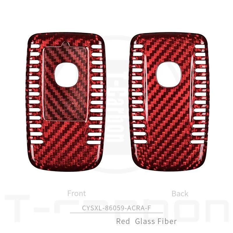 Interior Mouldings Real Carbon Fiber Car Key Case Key Cover For Acura LDX MDX RDX NSX RTLX TLX-L TLX RLX Car Styling