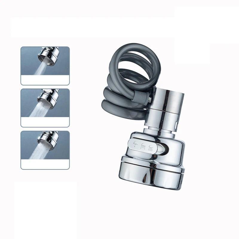 3 Modes Filter Sink Faucet With Swivel Universal Extension Tube Water Saving Boosting and Splash Proof Water Tap