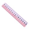 15cm Warm Color Cartoon Transparent Plastic Ruler – Primary School Student Stationery
