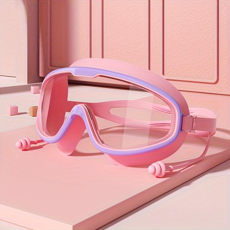 1pc Children's Swimming Goggles, Large Frame Waterproof Anti-fog Swimming Glasses, Fit For Boys And Girls Aged 3-14