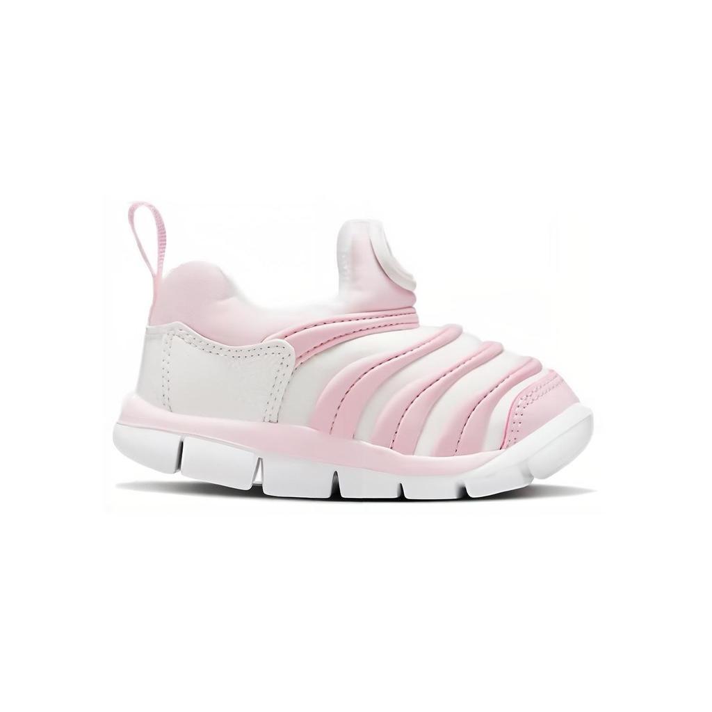 Nike Dynamo Free Comfortable Simple Durable Breathable Low-Top Walking Shoes Baby Shoes White Pink 343938-637