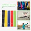 5 Pcs Yoga Resistance Loop Bands Indoor Outdoor Gym Fitness Training Sports Exercises