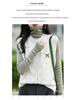 Damen Schicker Grauer Gestrickter Ärmelloser Weste - Rundhalsausschnitt, Lockere Passform Herbst Layering Top