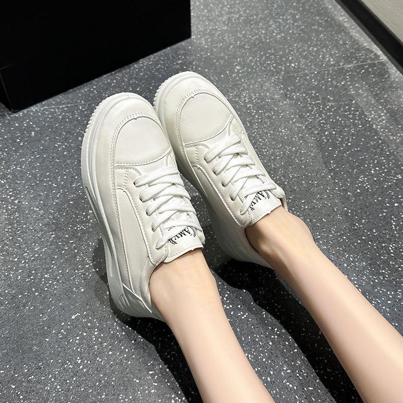High value, ultra-light low heel, middle heel, student version, strap, outer wear board women's shoes, sports little white shoes, soft sole