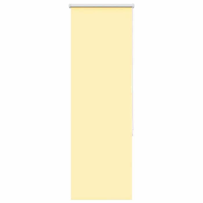 VidaXL Store enrouleur occultant jaune largeur du tissu 40,7 cm, store de jour et de nuit, store de cuisine, store enrouleur 4012001