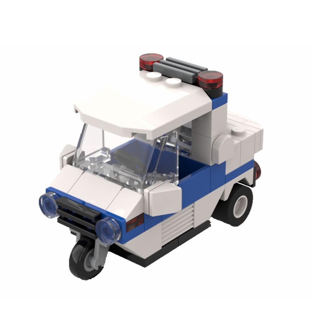 MOC Technical Car F-250 601 Mini Car City Motorcycle Model Building Blocks Kids Toys for Children Kids Gifts