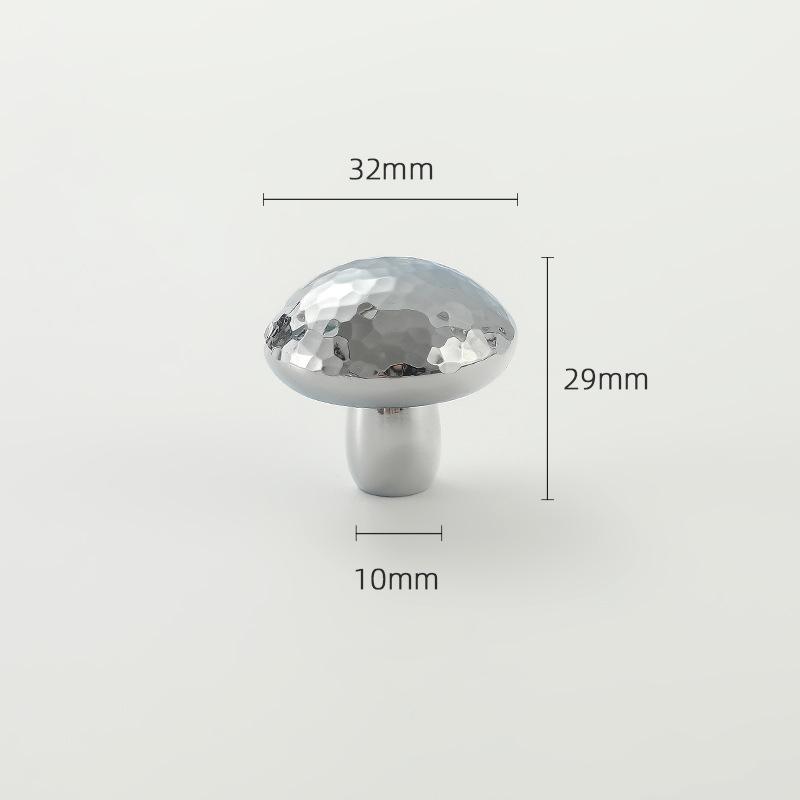 Brass Silver Ball Furniture Pull Handles Hand-Forged Hammer Cabinet Handles Door Drawer Knob Kitchen Wardrobe Cupboard Pulls
