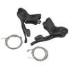 2Pcs 2x7 Speed Bike Shifter Brake Levers Aluminum Alloy PVC 7 8 9 Speed Bicycle Accessories Fit for Road Bike