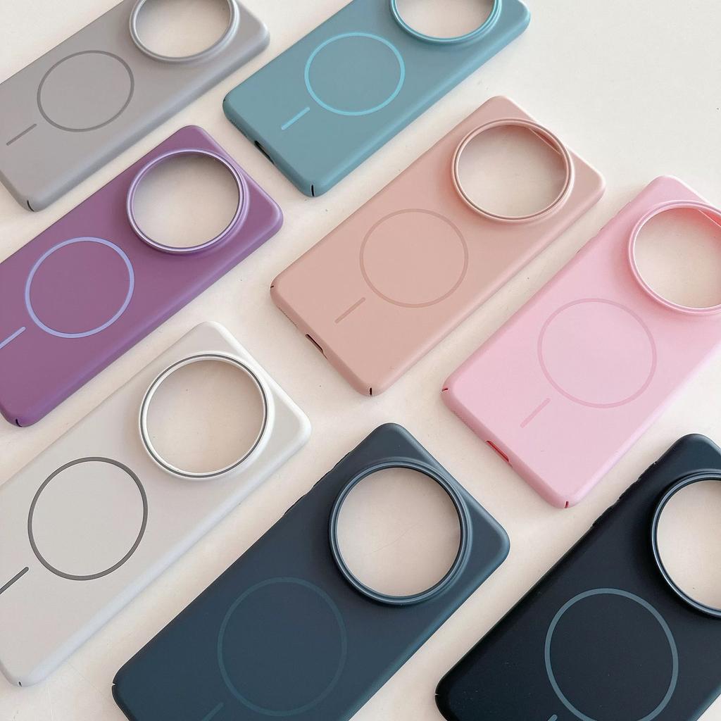 Suitable for Huawei MATE70pro Soft PC Magnetic Suction Phone Case Mate60 Skin-soft Macaron Protection Case