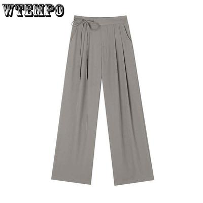 Ausgestellte Hosen Frauen Lose Hosen Frühling Herbst Casual Böden