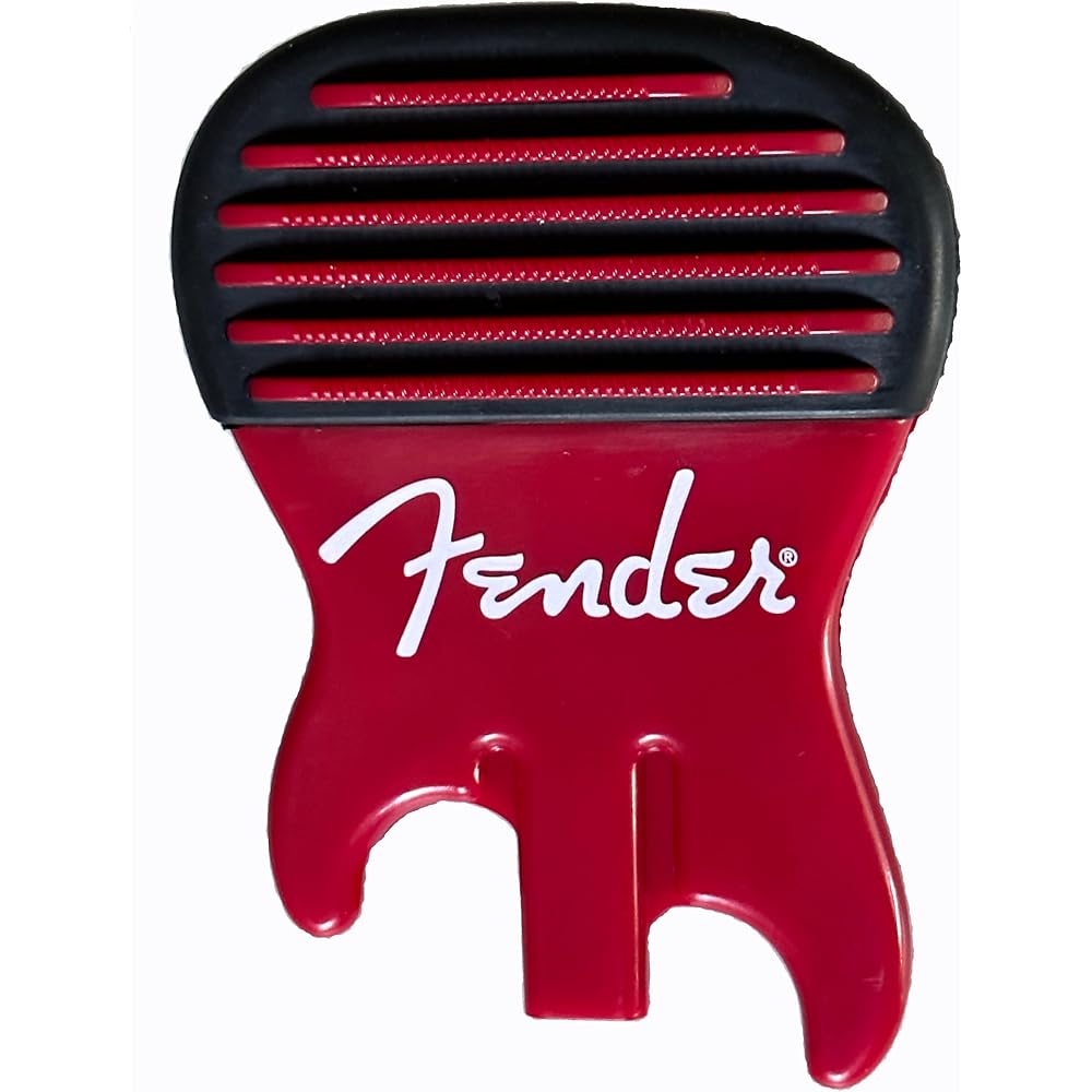 Fender Calisbuilder Finger Strengthener Red 8 Lb for String Instrument Players Guitar Bass Violin