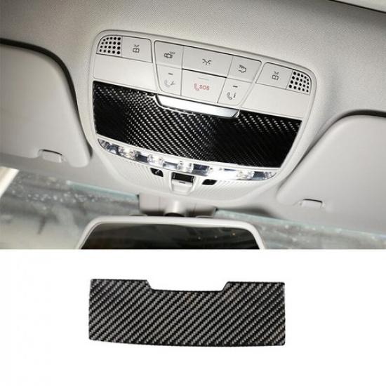 Front Reading Light Lamp Frame Trim For Mercedes-Benz GLC 2016- Carbon Fiber