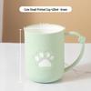 Creative Thickened Cat Paw Toothbrush Cup for Home & Dorm Use