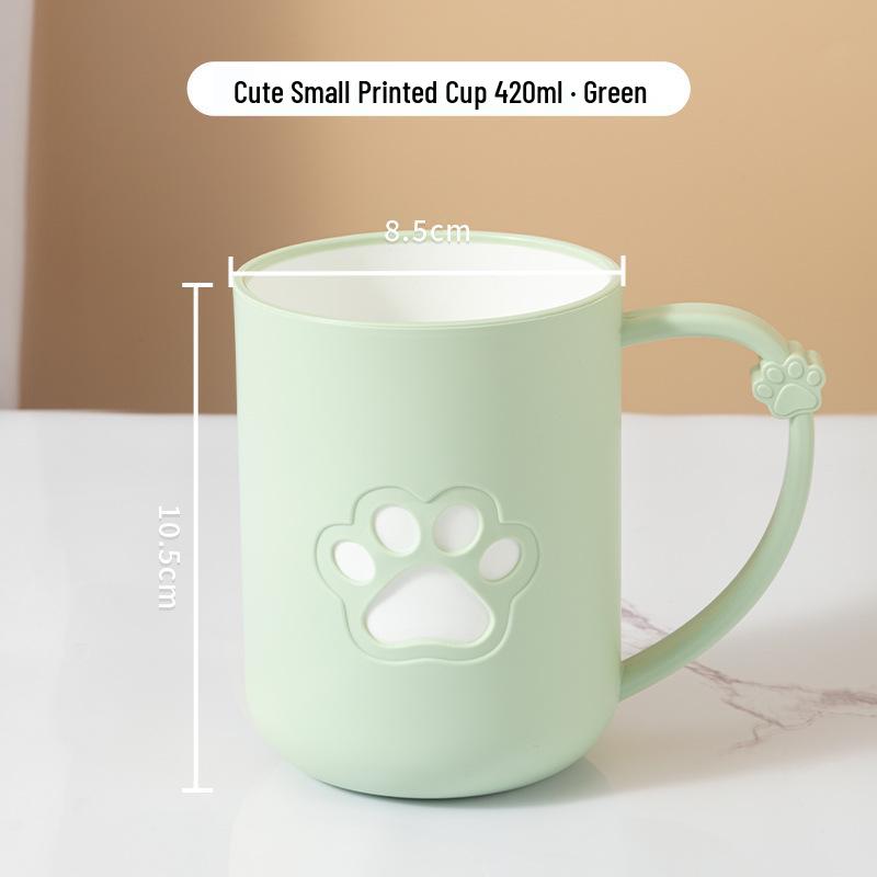 Creative Thickened Cat Paw Toothbrush Cup for Home & Dorm Use