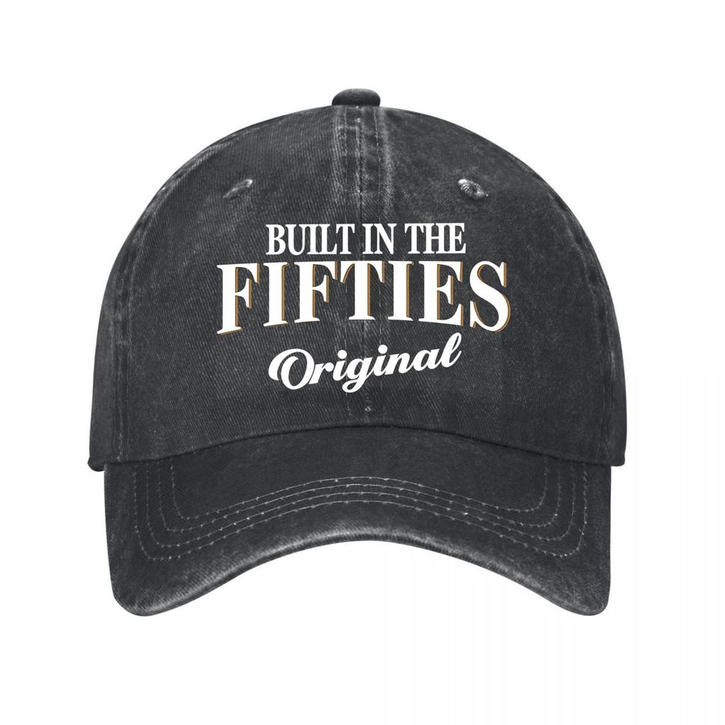 Vintage Built In The Fifties Original Multiple Colors New Vintage Washed Cotton Baseball Cap Parent Kids Sun Hats
