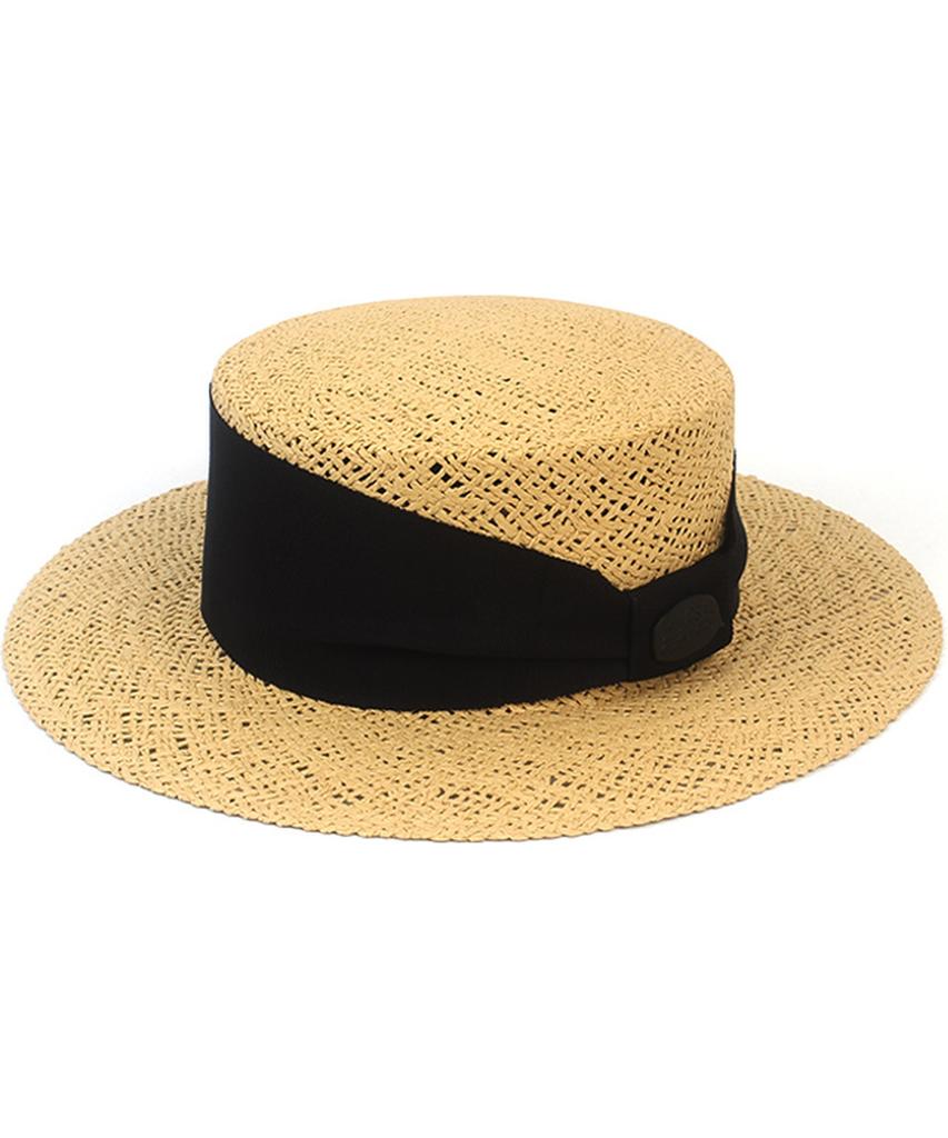 Yunibeosyeolkemiseuteuli Bold Line Beige Panama Hat Panama Hat