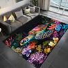 Fantasy Sea Turtle Print Area Rug - Crystal Velvet, Non-Slip, Decorative Living Room, Bedroom, Home Floor Mat - Polyester (100%) Ocean-Theme