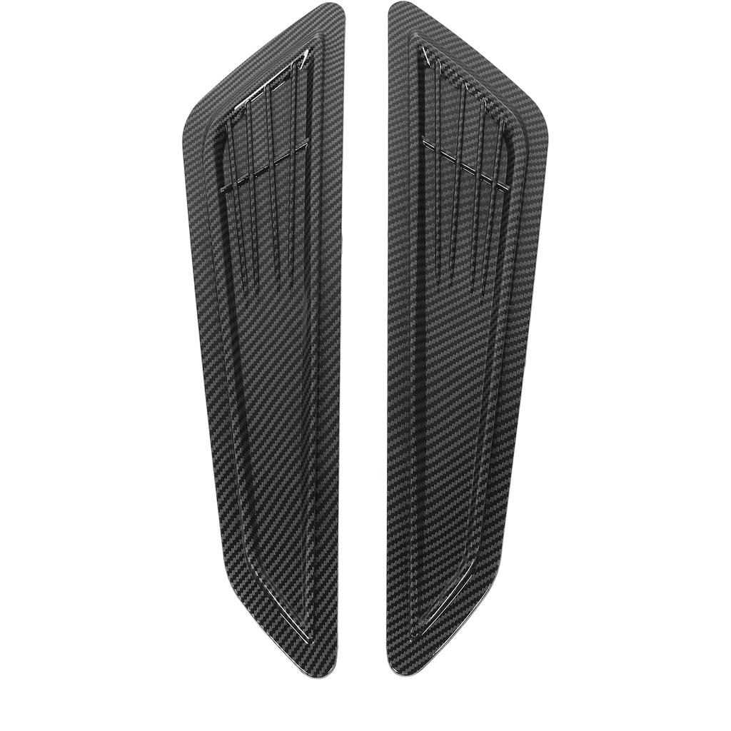 1 Pair Hood Air Vent Scoop Cover Excellent Heat Dissipation Sporty Look Impact Proof Bonnet Air Vent Cover for 1 Series