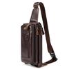 Humerpaul Famosa marca de moda para hombres, riñoneras de cuero genuino, organizador, bolsa de viaje para el pecho, cinturón de cintura, riñonera pequeña para teléfono móvil