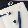 1pcs Space Astronaut Shake Gel Pen 0.5mm Ballpoint Black Color Ink for Writing Office School
