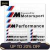 1 PZ Adesivo Auto M Performance Power Motorstport Per M Adesivo X1 X3 X4 X5 X6 X7 e46 e90 f20 e60 e39 f10 f30 Accessori Auto