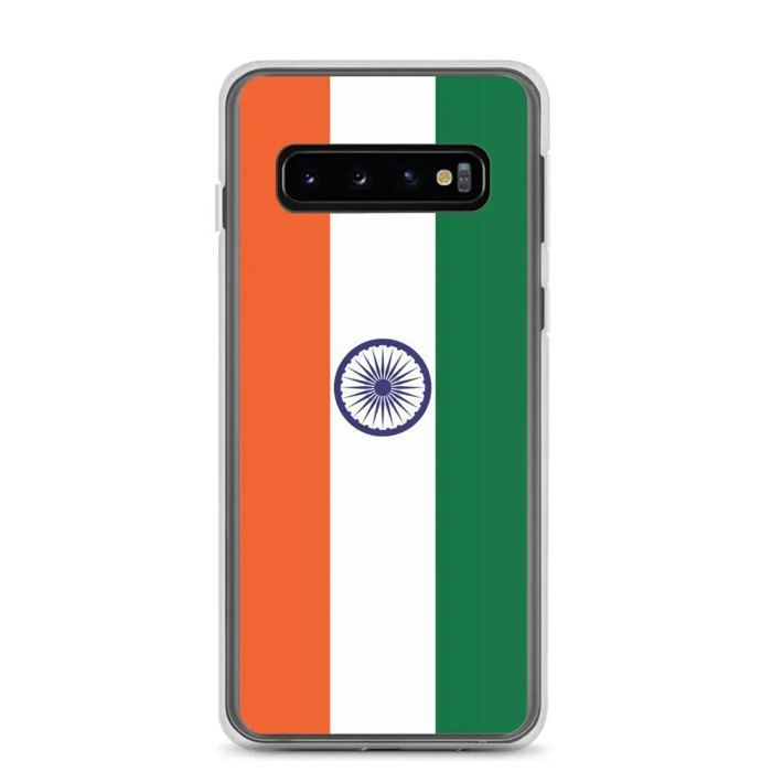 Coque Téléphone - Samsung - Galaxy S10 - Drapeau Inde - Souple - Flerfarget
