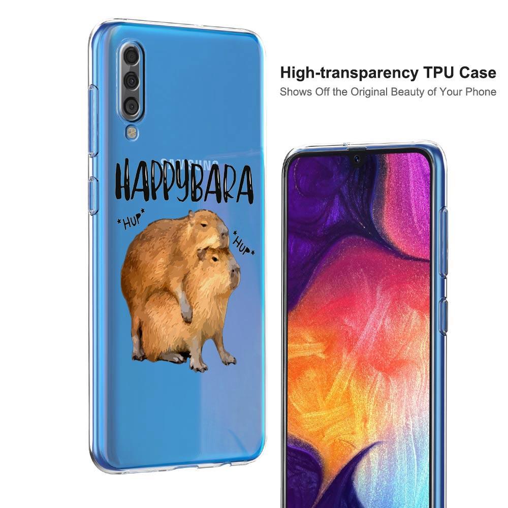Cute Cartoon Capybara For Samsung A14 5G Phone Case A12 A22 A32 A34 A42 A52 A54 A50 A70 A30 A40 A20E A10S A20S A02S A04S Cover