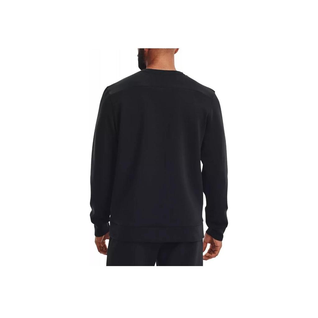 Under Armour Summit Series Knit Crew Neck Training Sweatshirt Men Tops Black 1370417-001