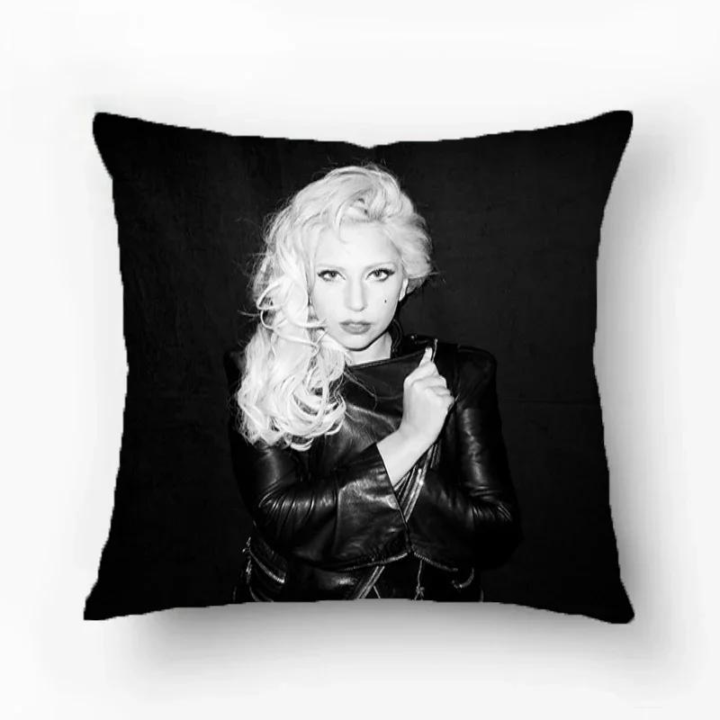 Room Decor Lady Gaga Pillowcase Pillow Cover Furniture Decorative Sofa Cushions Pillows Covers Cushion Luxury Cases Pillowcases