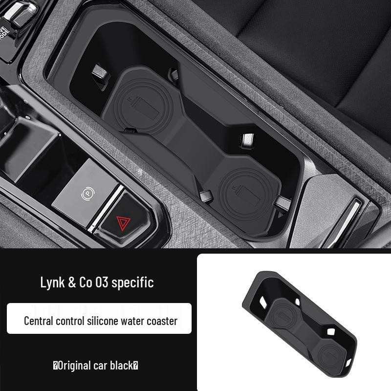 Lynk & Co 03 Door Storage Box Silicone Mat for Window Lift Button Protection